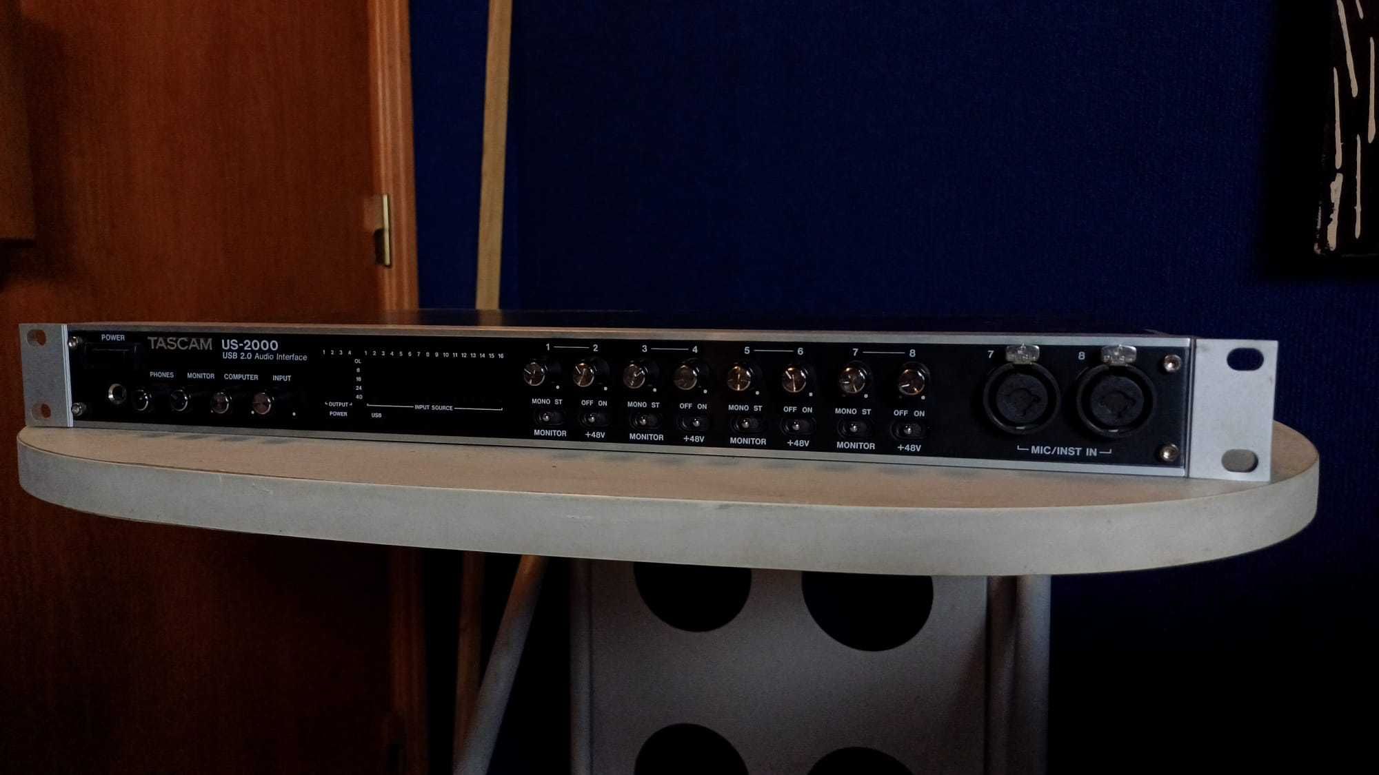 Interface de Áudio Tascam US-2000 - Usada, Funcional,  €100