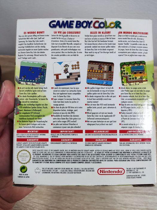 Game Boy color completo na caixa CIB