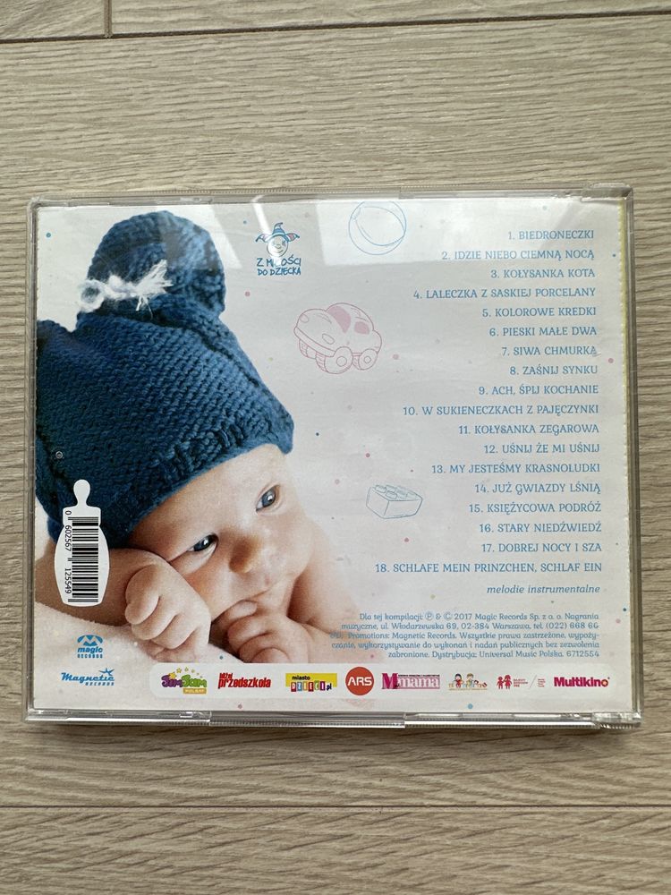 Najpiękniejsze Kołysanki dla Maluszka CD melodie instrumentalne