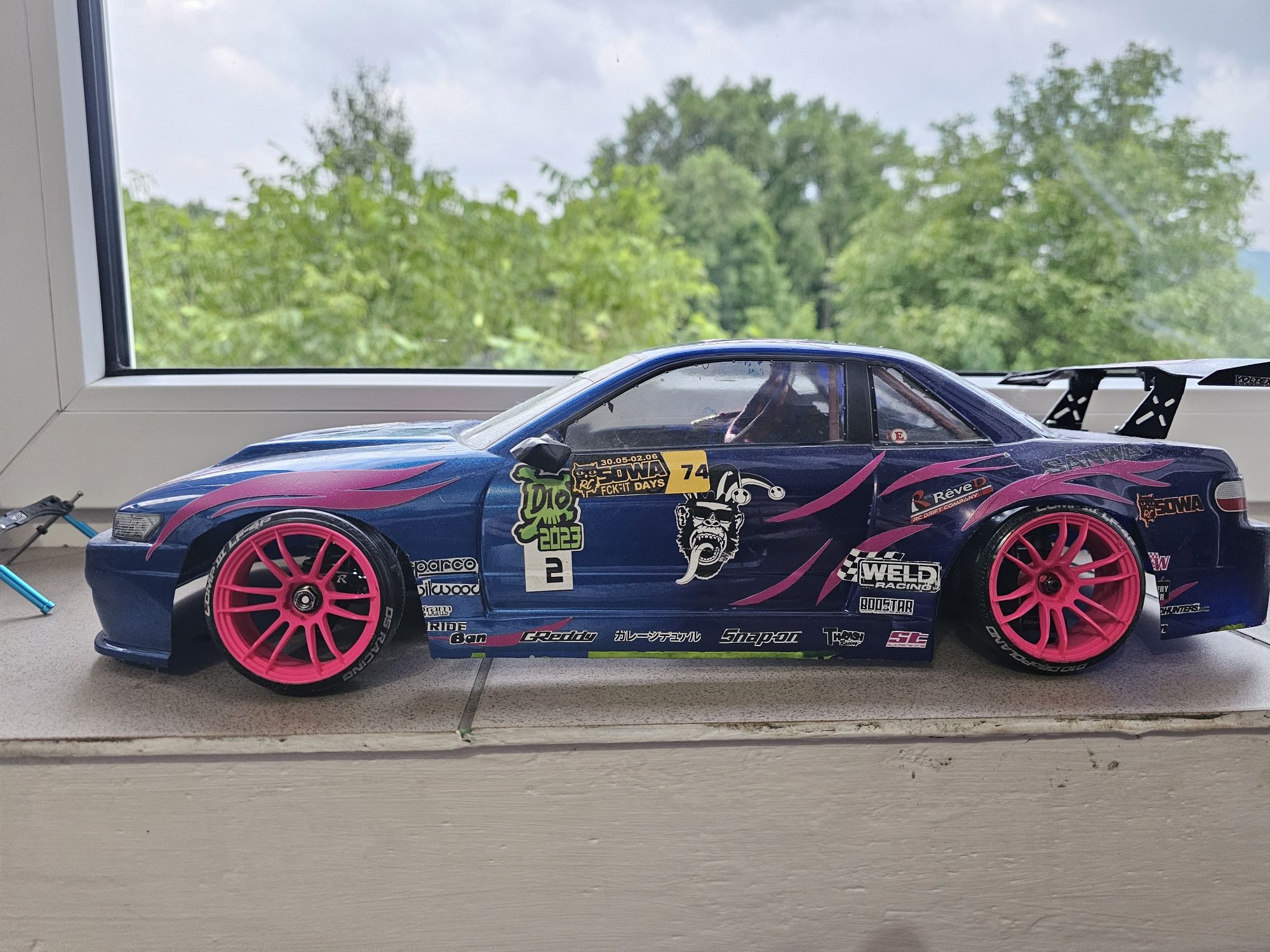 RC Drift 1:10 karoseria S13 HPI yokomo reved mst