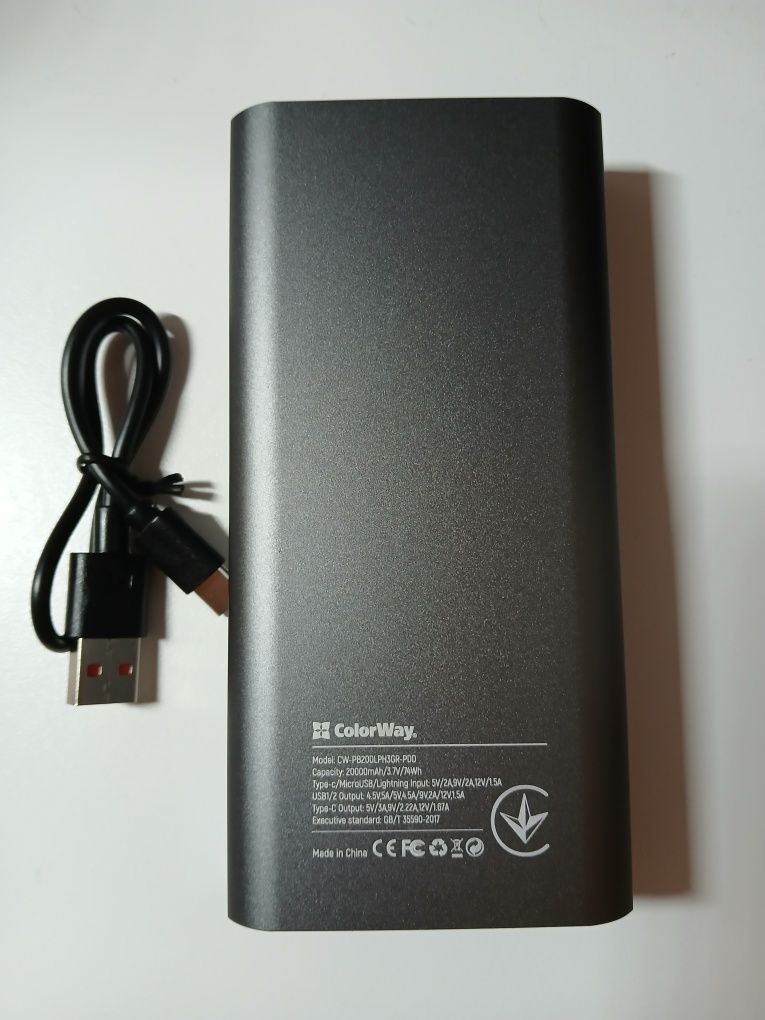 Powerbank Colorway 20000 mAh Повербанк