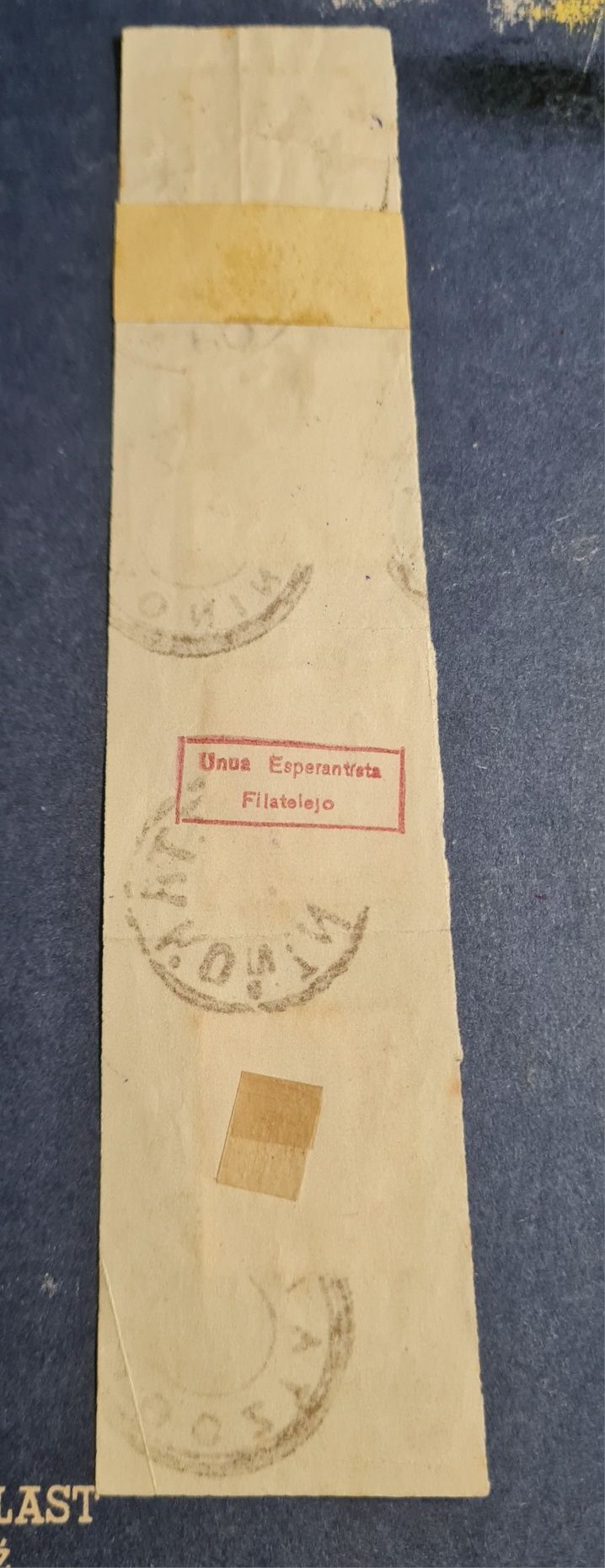 1918 Czwórka pion Poczta Konin PP/GGW 30 Fen