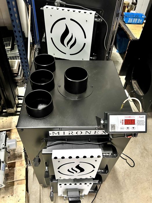 piec nadmuchowy do 200m2, 25kW piec na drewno, węgiel,  ECOPROJEKT