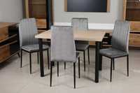 (64) Stół Ron + 4 krzesła, nowe 740 zł