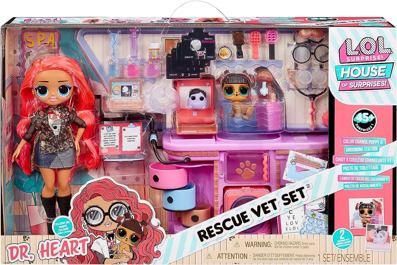 ЛОЛ ОМГ ветеринар ветклініка LOL Surprise OMG Rescue Vet Set