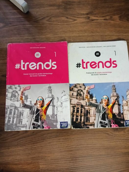 Książka i zeszyt ćwiczeń do języka niemieckiego klasa 1