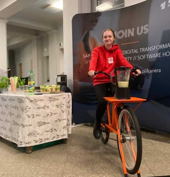 blender bike koktail rower owocowy wata cukrowa popcorn event wynajem