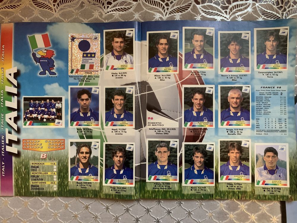 Panini Полный альбом наклеек France 98 [Чемпионат мира FIFA 1998]