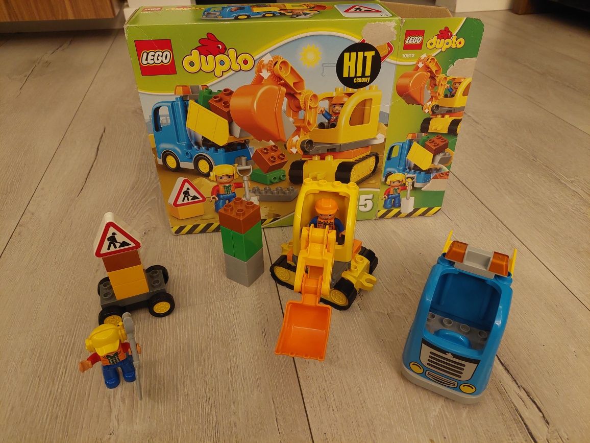 Lego Duplo ciezarowka i koparka gasienicowa 10812