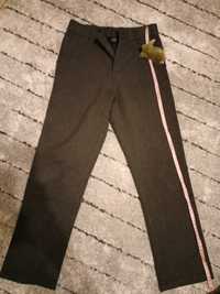 Spodnie materiałowe szare