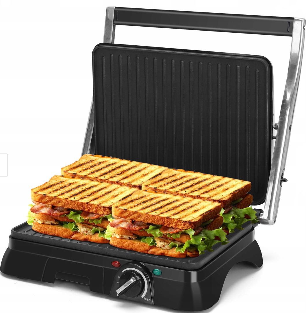 Opiekacz Toster Grill elektryczny XL 2000w 3w1 rozkładany