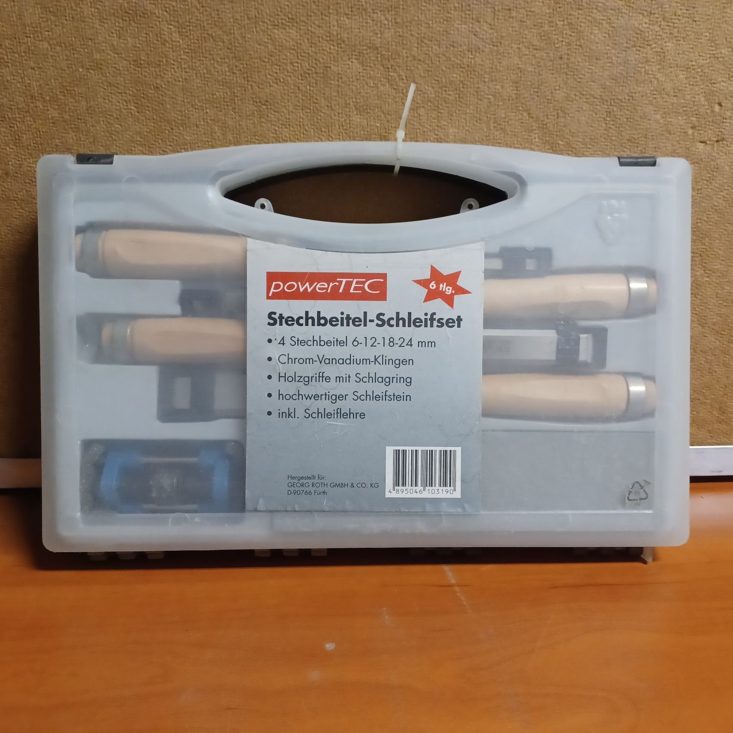 Zestaw 4 dłut PowerTex