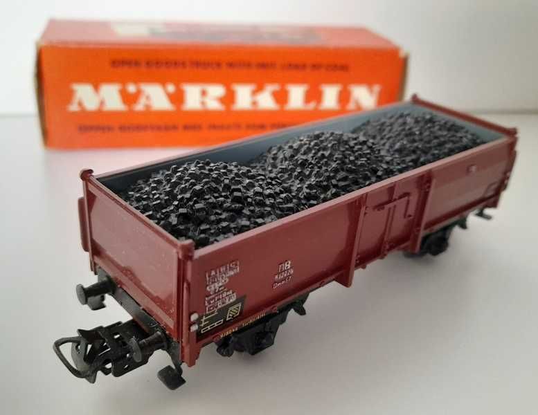 MARKLIN Wagon towarowy z węglem 4604 H0 W.Germany kolejka