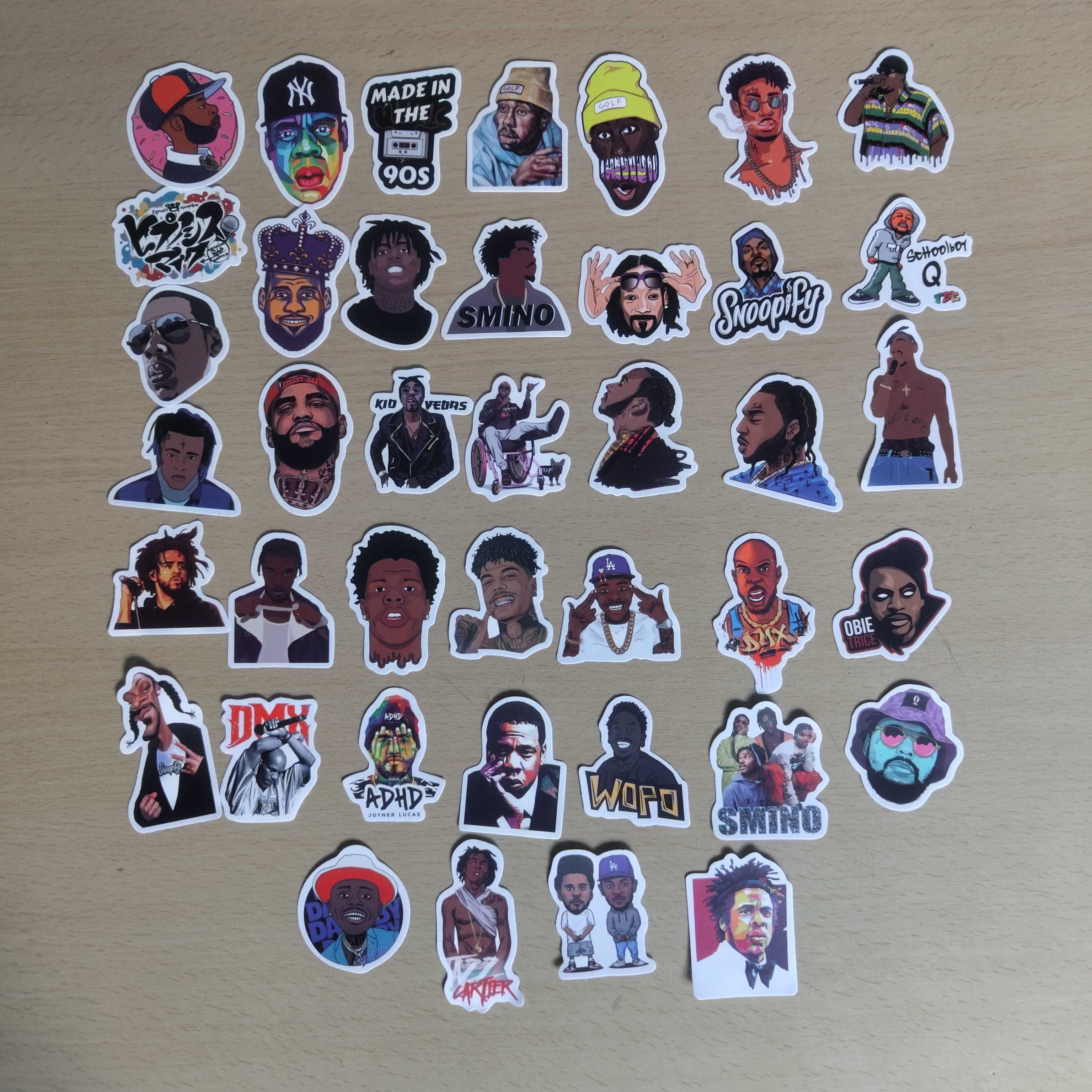 65 Autocolantes Stickers Hip Hop