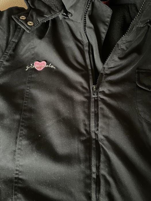 Parka preta Girandola 10 anos + oferta