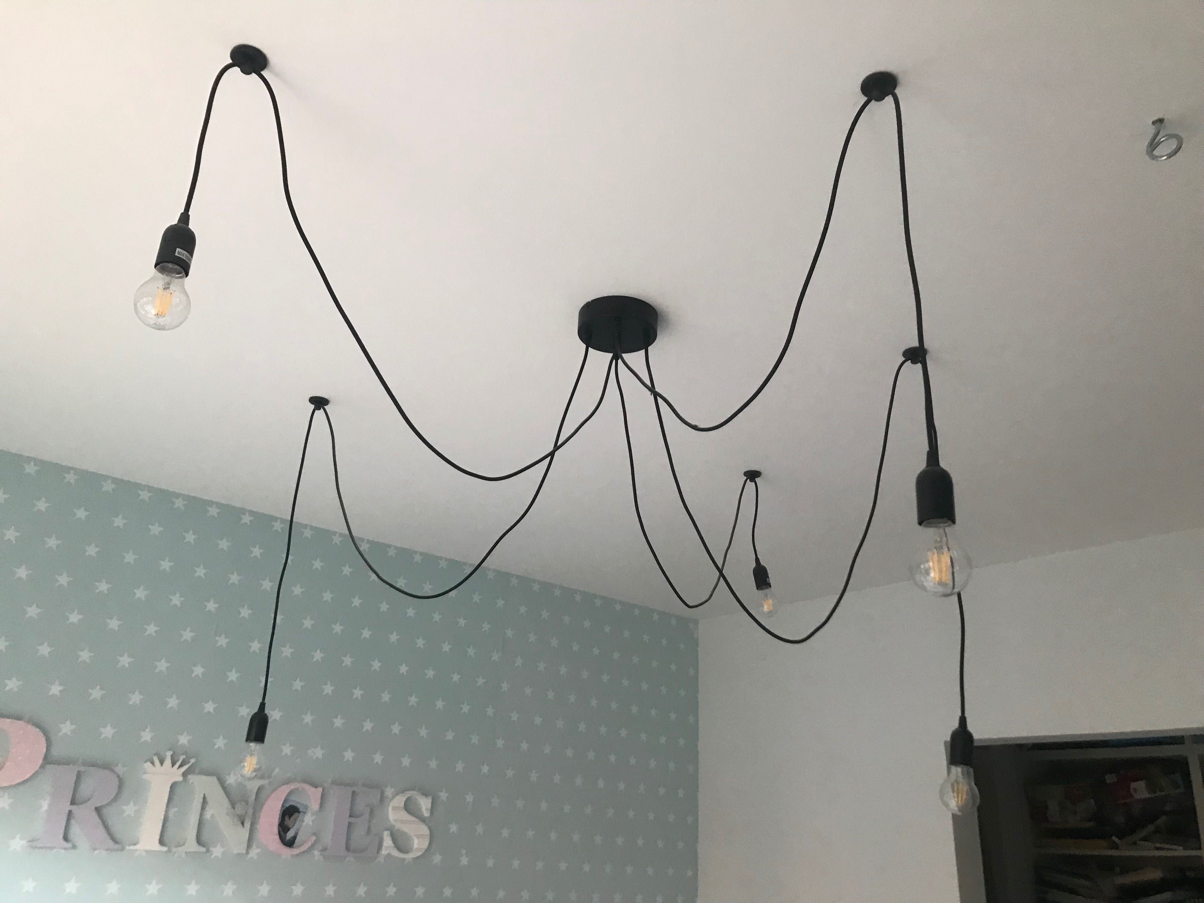 Lampa Pająk 5 punktów