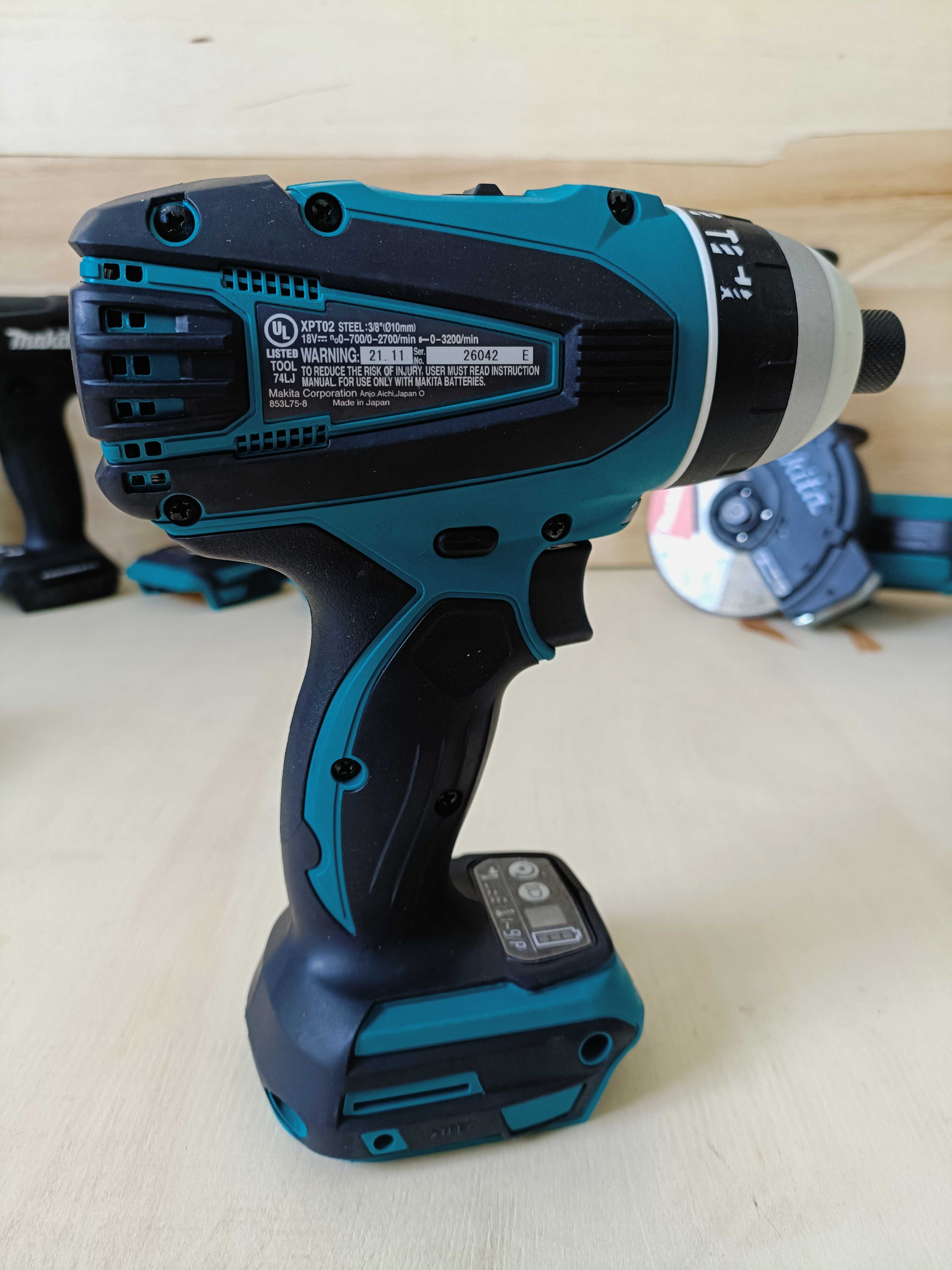 Акумуляторний ударний гвинтоверт імпакт Makita XDT14(Європа DTD 154)