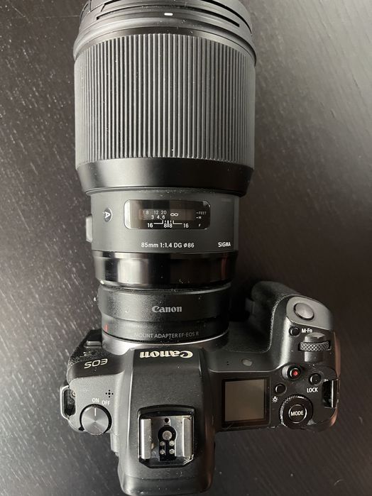 Canon EOS R + ADAP. EF EOS-R + LENTES RF35MM F1.8 + SIGMA ART 85MM 1.4