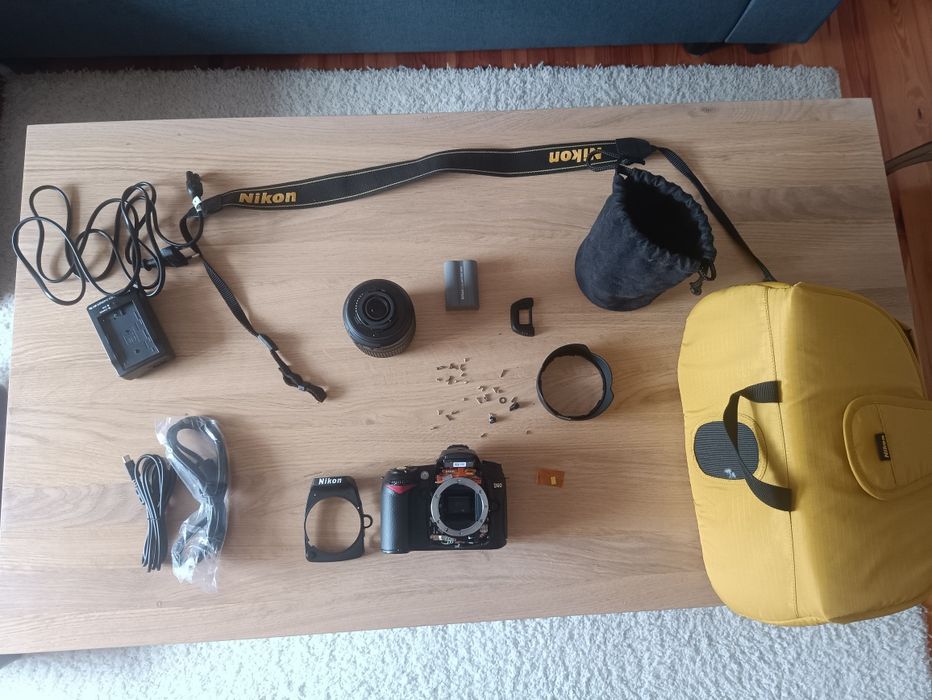 Obiektyw nikon nikkor dx 18-105 vr + aparat