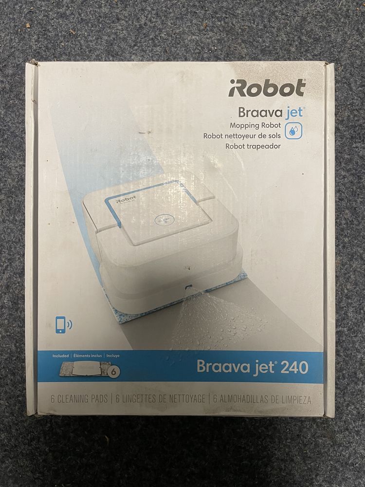Новий миючий робот пилосос IRobot brava jet 240