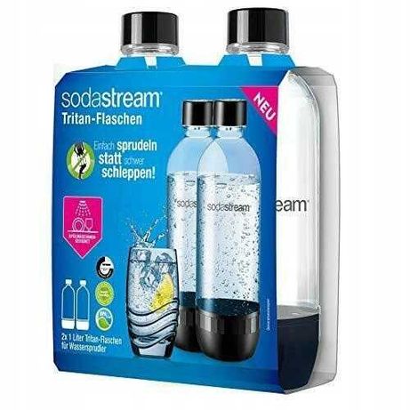 Butelki Duo Pack SodaStream 2 x 1L do zmywarki 2 sztuki Promocja!