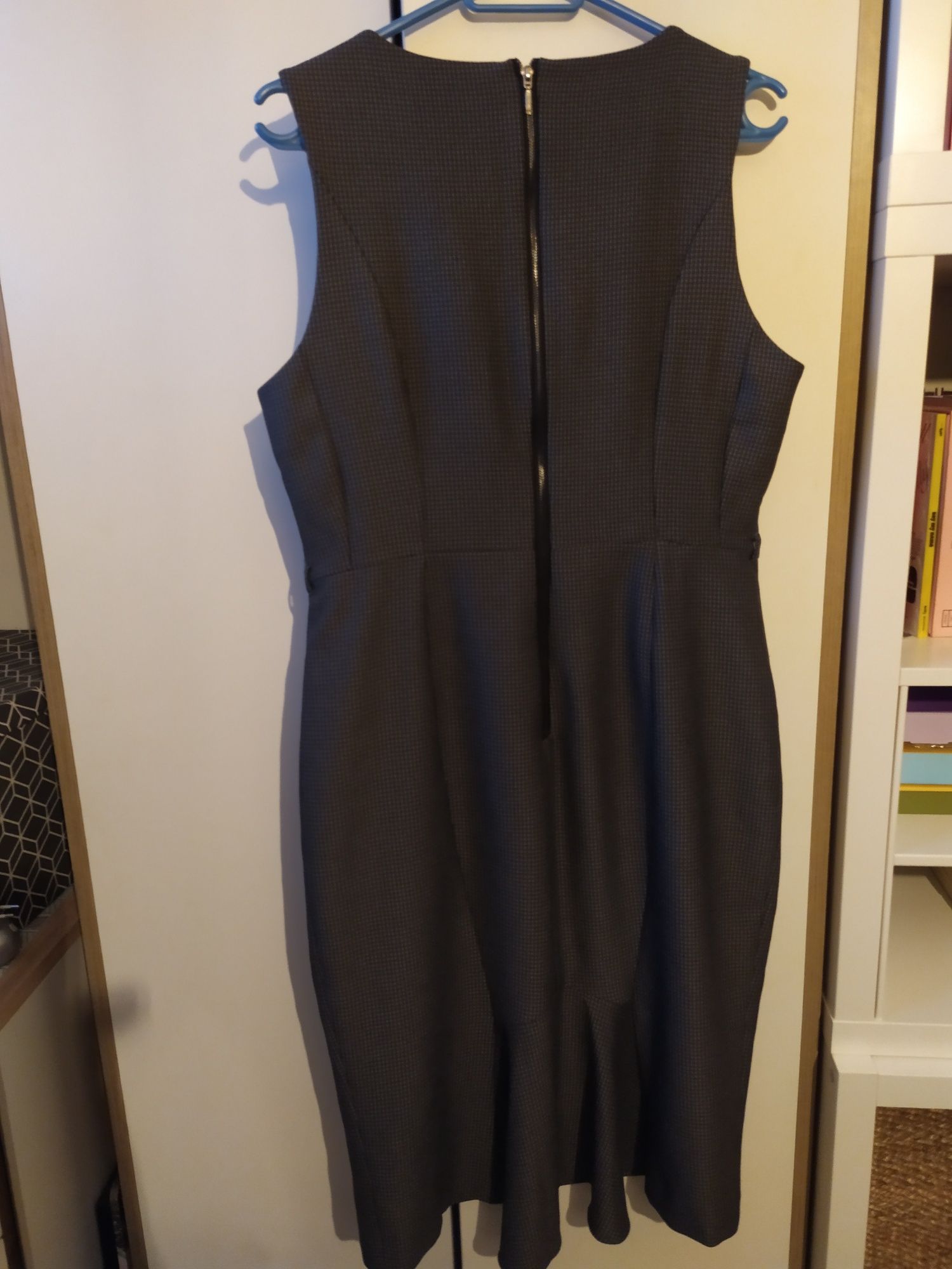 Sukienka damska F&F 42  XL szara grafitowa