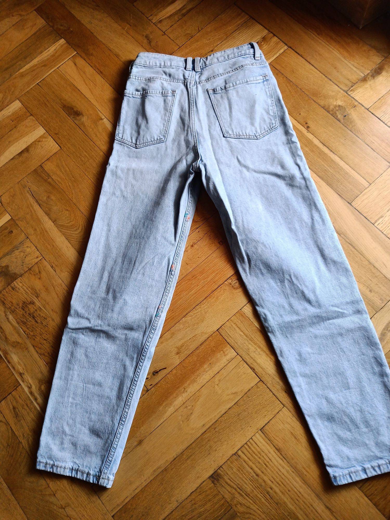 Jeansy dla dziewczynki buggy H&M r. 140