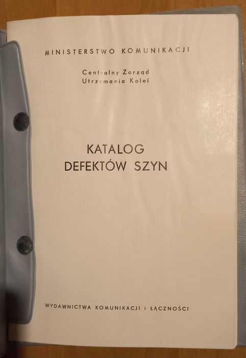 Katalog defektów szyn z 1969 roku