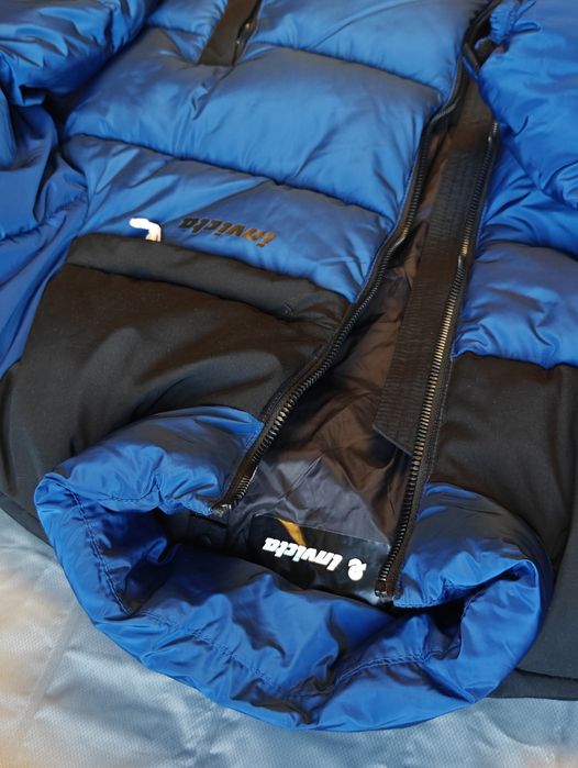 Nowa kurtka zimowa z kapturem Invicta Puffer M L 50 męska jak tnf vans