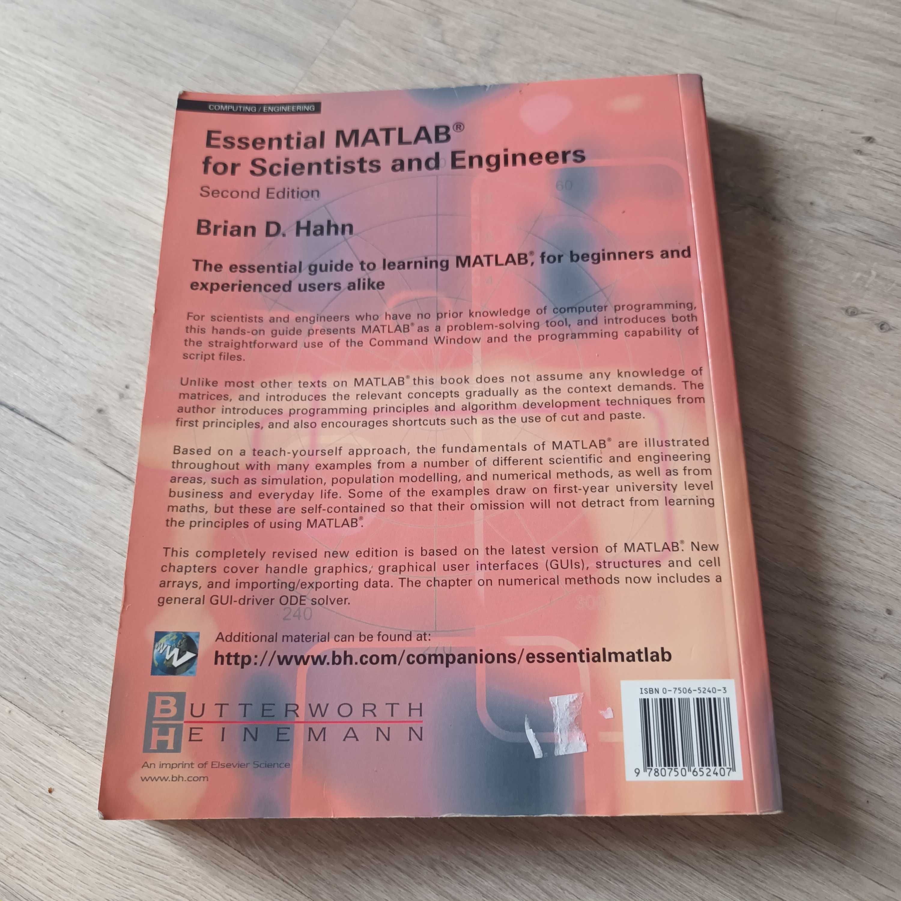 Essential Matlab for Scientists and Engineers - Brian Hahn