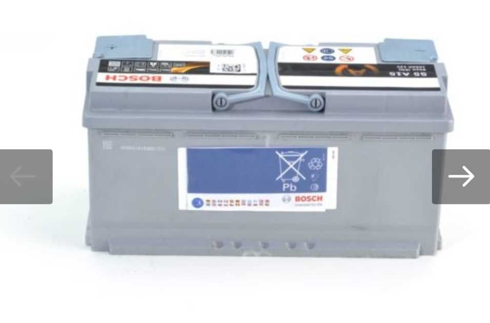 Акумулятор Bosch S5A15 AGM 105Ah EN950A геливий
