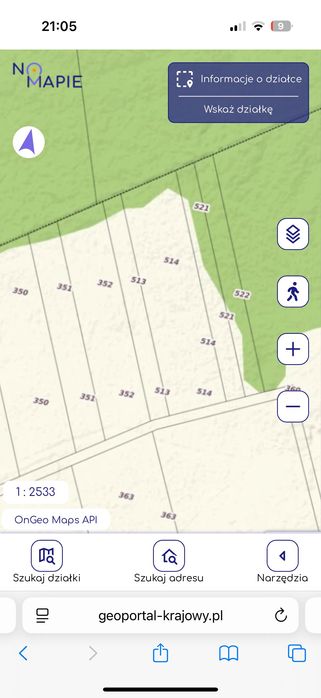 1,41 ha działek rolnych pod lasem – Kotłówka (Podlaskie)