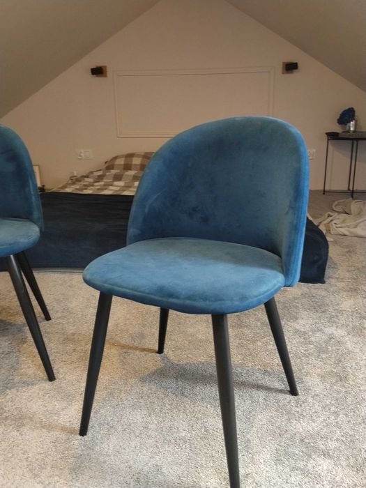 Krzesła loft grantowe 2 sztuki