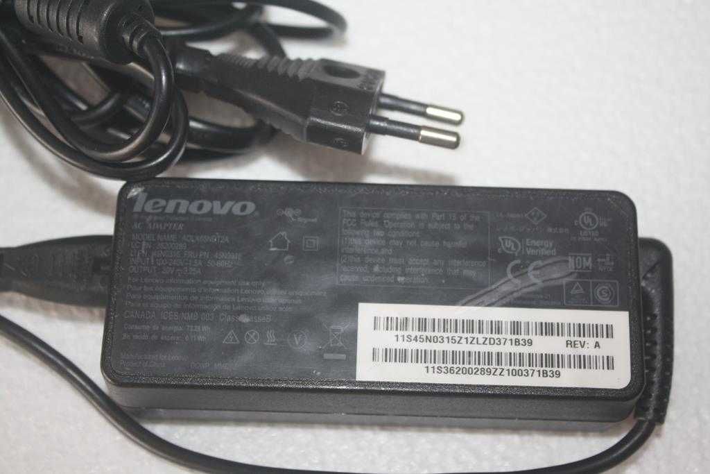 Carregador Lenovo  20V 3.25A
