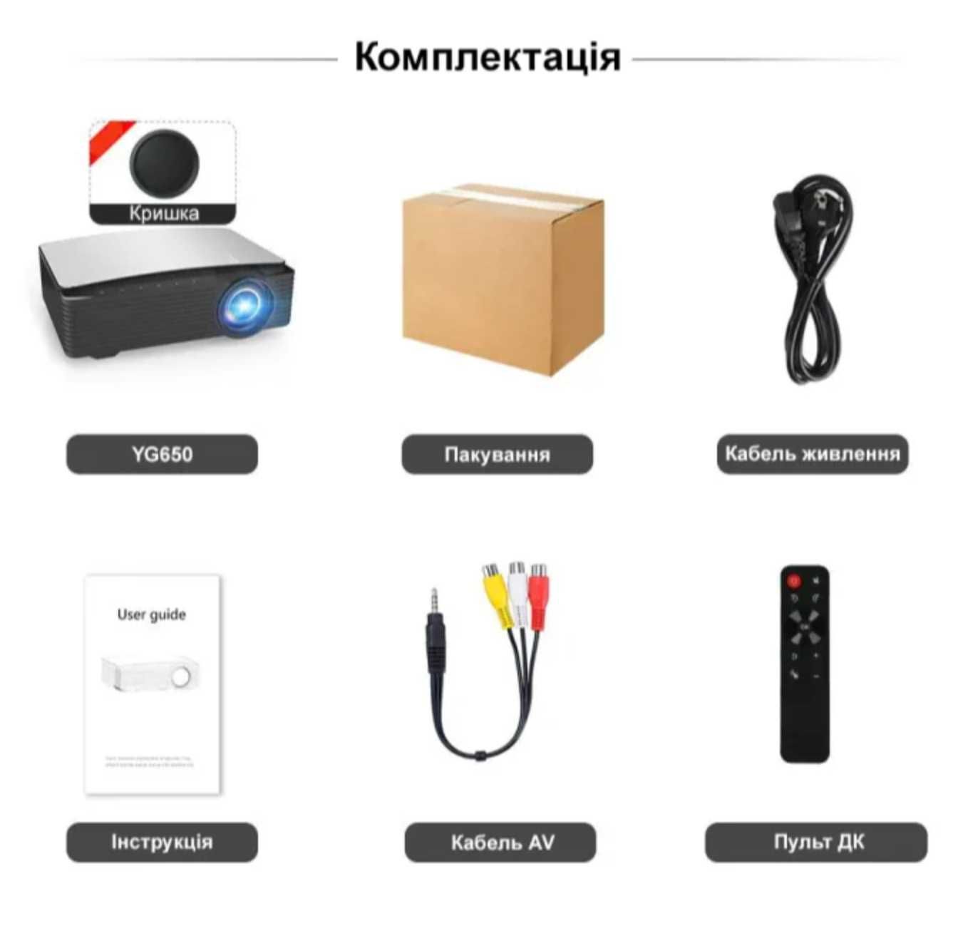 LED FullHD проектор AAO YG650 basic version (*Київ*)