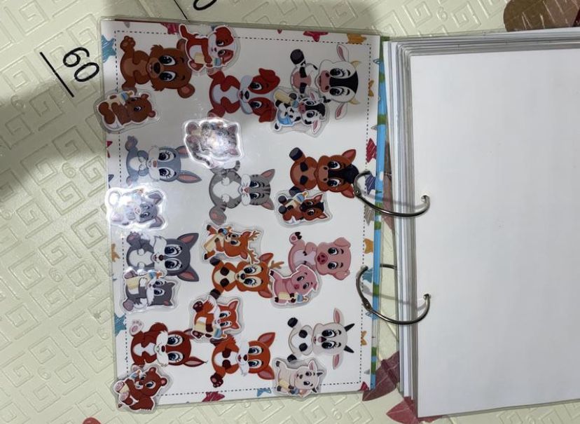 Розвиваючий альбом на липучках