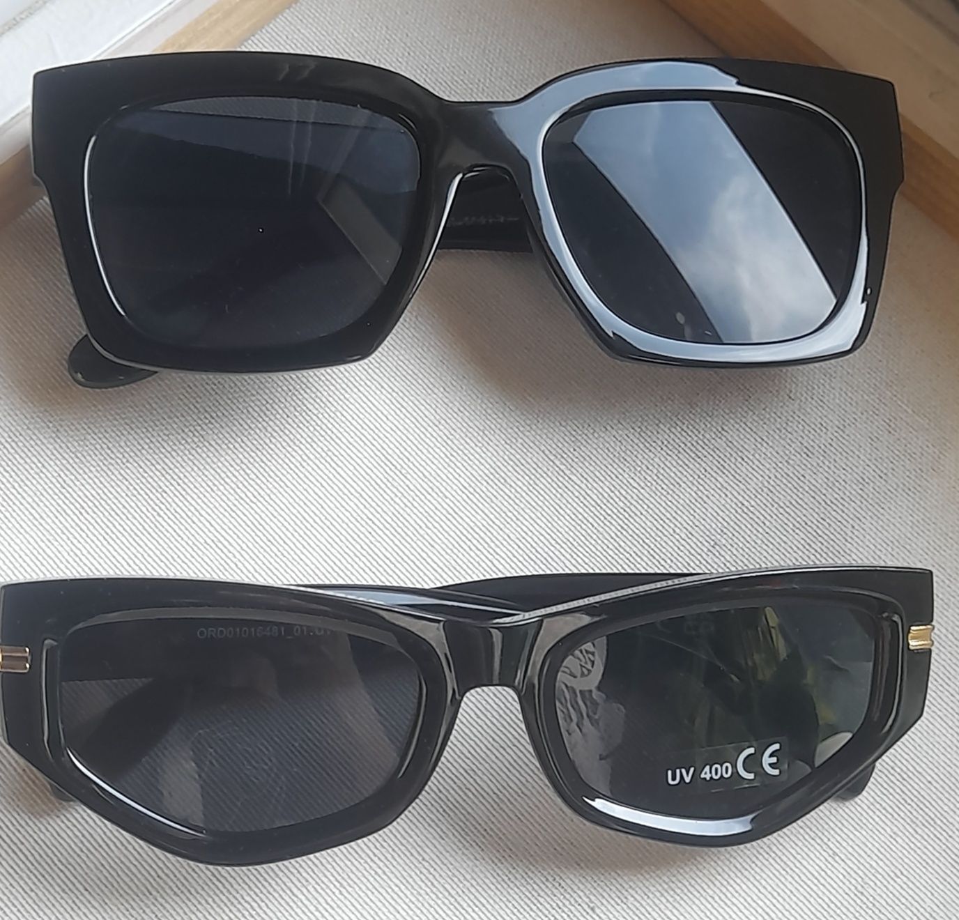 Dwie pary okularów przeciwsłoneczne