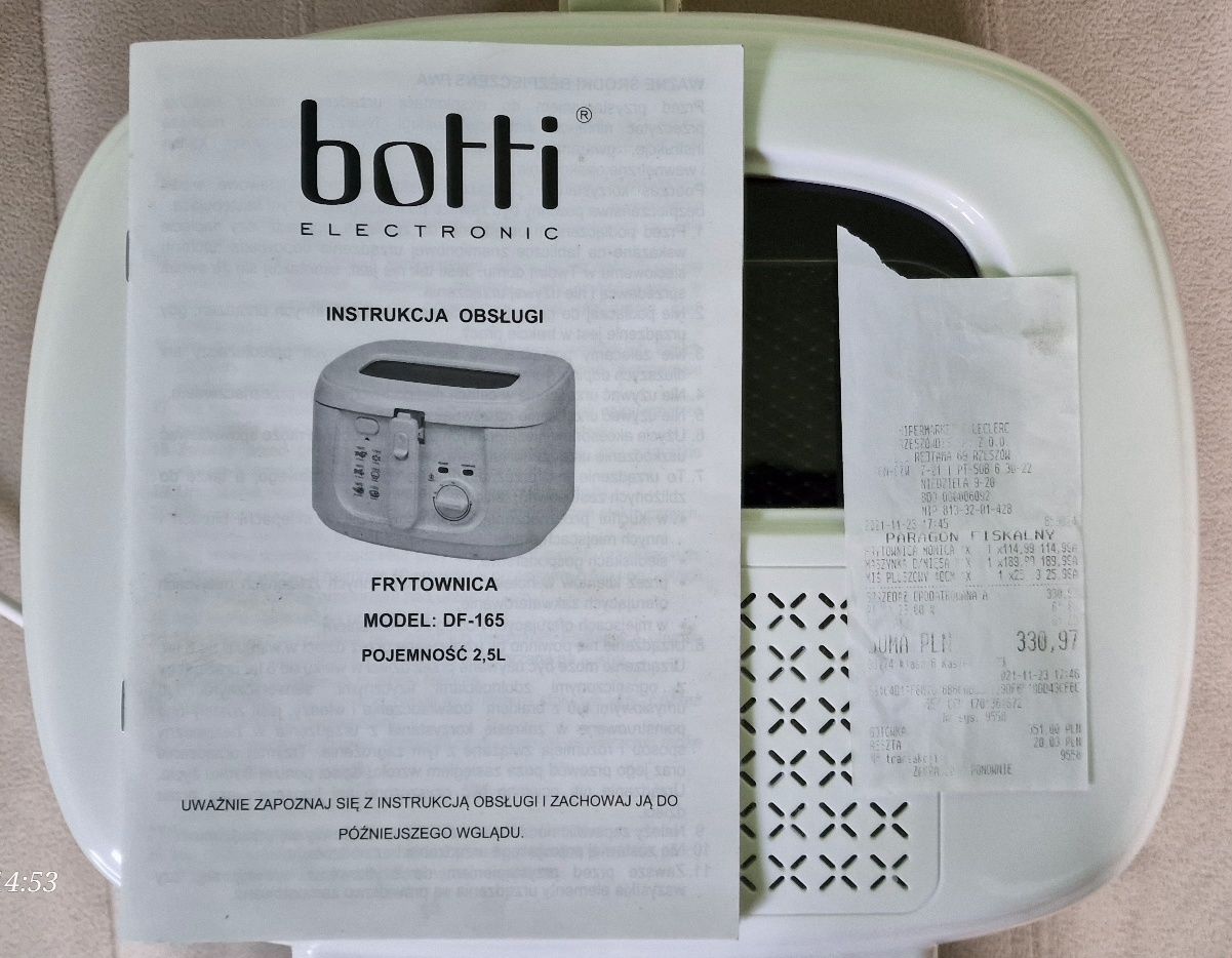 Frytkownica Botti 2,5l