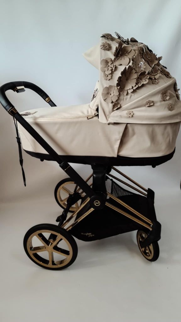 Cybex Jeremy Scott Cherubs Pink+ gondola simply flowers
