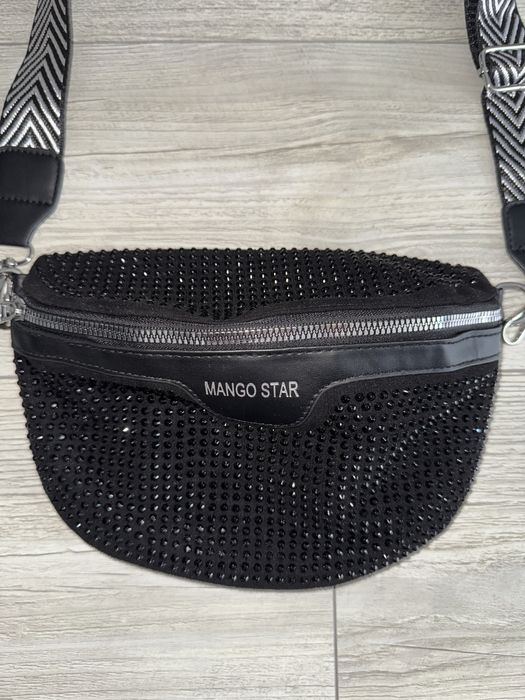 Сумка через плече з камінчика