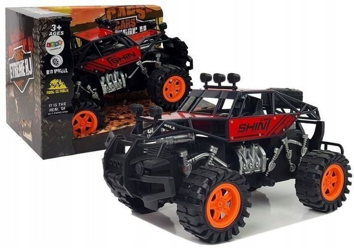 Auto Z Naciągiem Terenowe 6706 Terenówka Quad 4X4 Monster