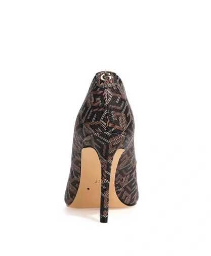 GUESS damskie SZPILKI CZÓŁENKA logowane PREMIUM Roz 38 Czarne