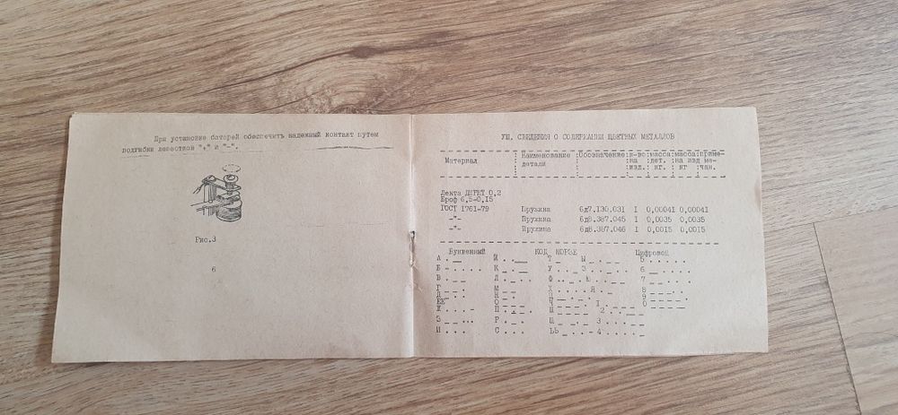 Игра Гра СССР Азбука Морзе 1980-х.год. НОВАЯ