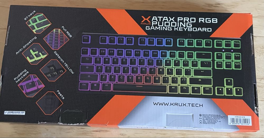 Klawiatura krux atax pro rgb pudding