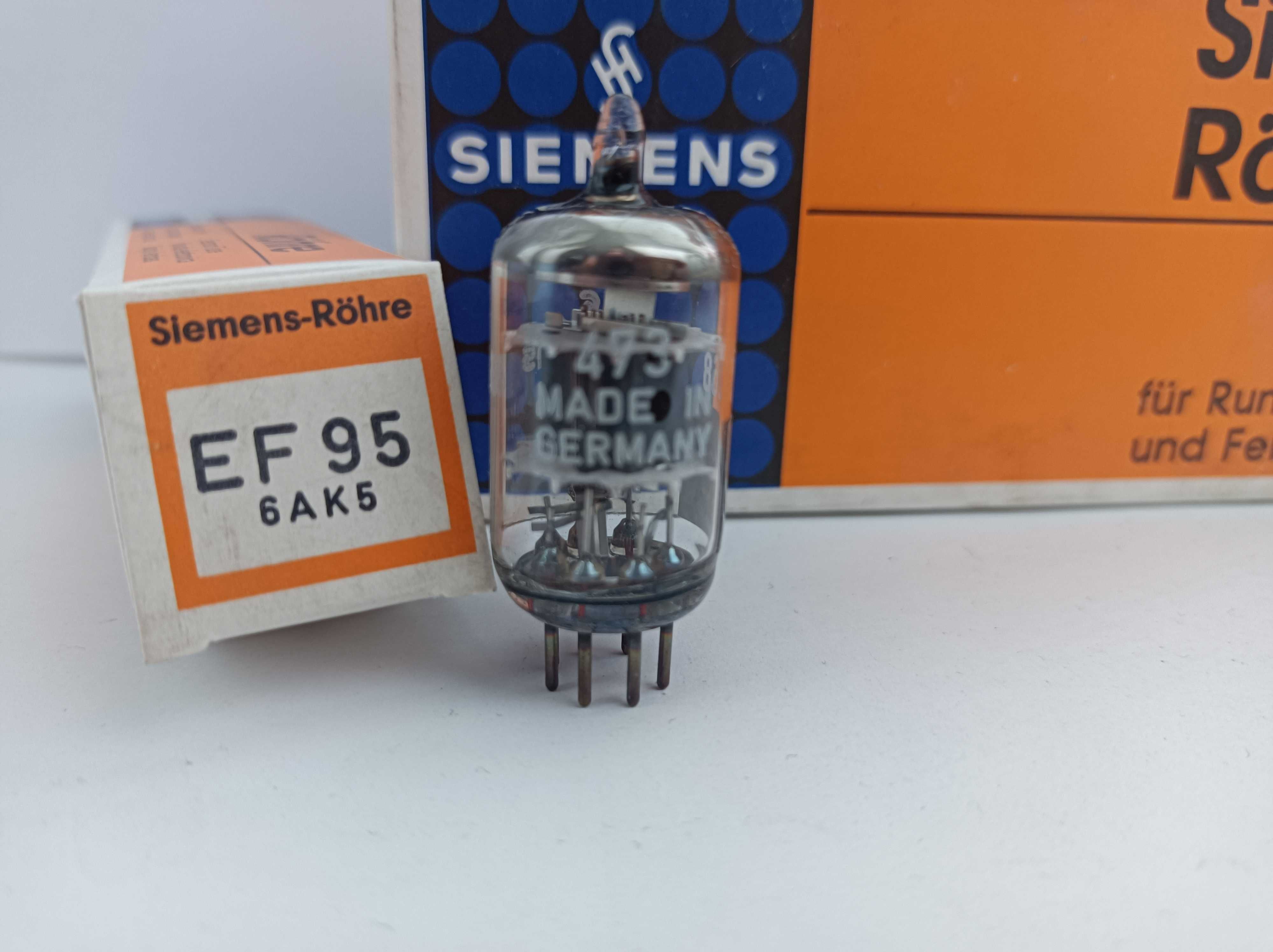 lampy Siemens EF95 6AK5 5654 ~ 6J1~ 6Ż1P dwie kwadry=oktet nowe NOS