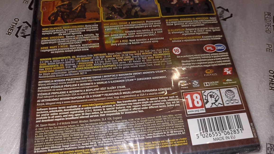 Xcom Enemy Within PL PC dodatek do gry, nowy, folia