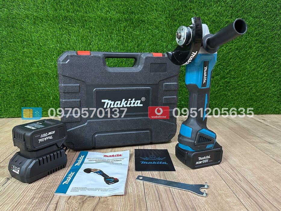 Акумуляторна Болгарка Makita DGA504 36V 6Ah Діаметр диска 125 мм