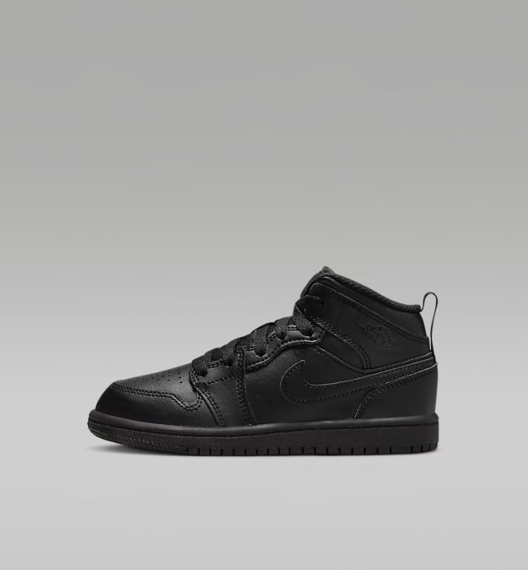 Nike Jordan 1 Mid Triple Black 35 Czarne Air