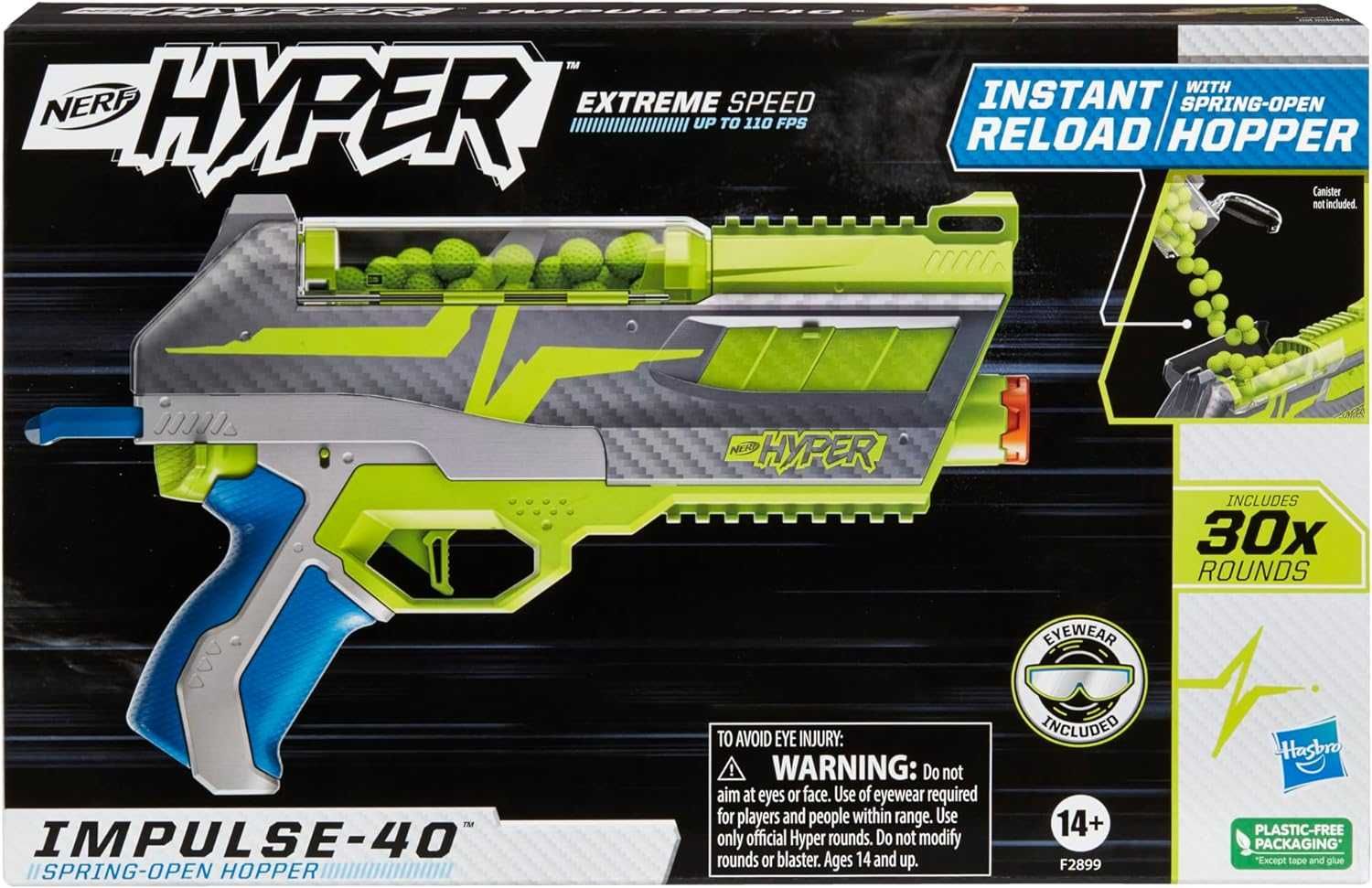 Нерф Хупер Импульс Nerf Hyper Impulse-40 Blaster F2899
