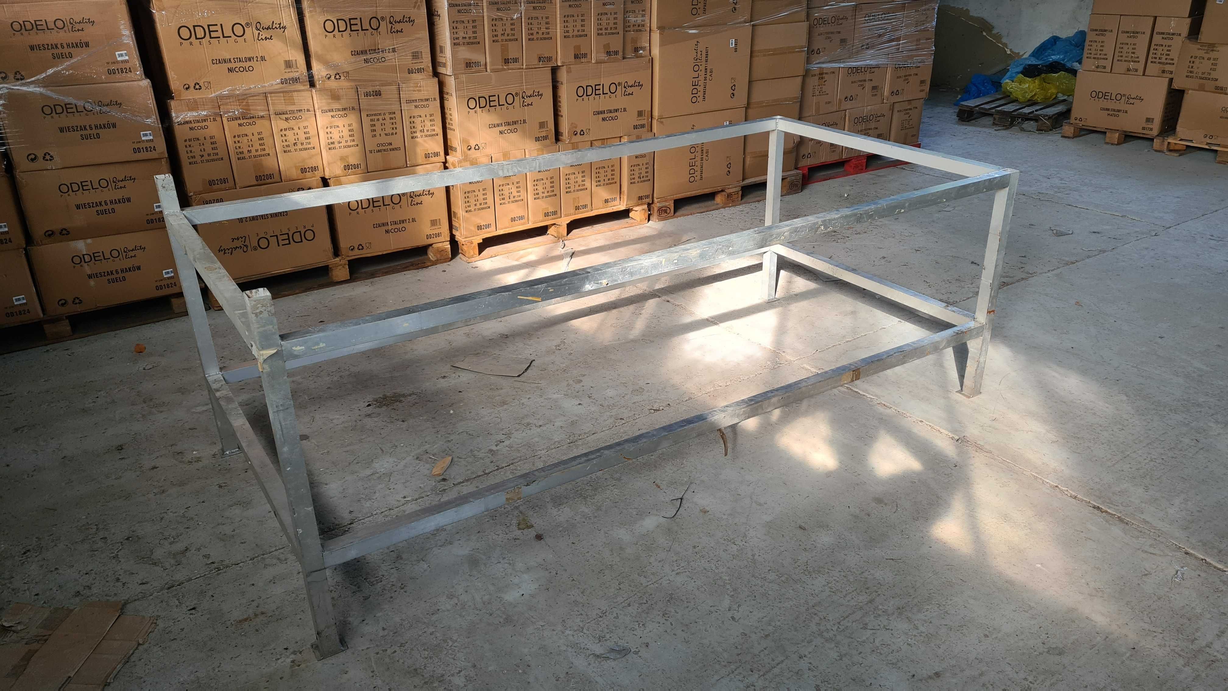 Stelaż stołu aluminiowy  120x248